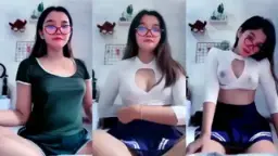 Kak Joey Cosplay Jadi Siswi Seksi Yang Bikin Goyang
