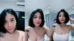 Babygurl Yourbae Live Tanktop Putih, Bikin Si Dia Ngaceng Liat Lekuk Tubuhmu.