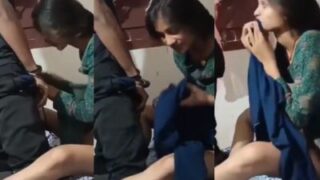 Video Mesum Pertama Kali Cewek Kampung Kena Blowjob Sama Sepupu Bejatnya