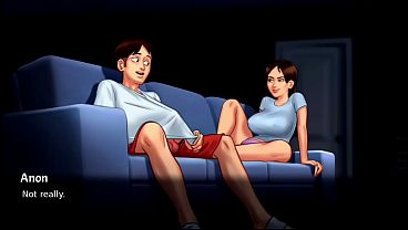 Ibu Tiri Melirik Ke Belakang Sekali Lagi, Sambil Menggoda (18+)