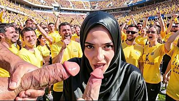 Fans Jerman Dihajar Tim Lawan Bareng-bareng – Video Interaktif Ai Panas