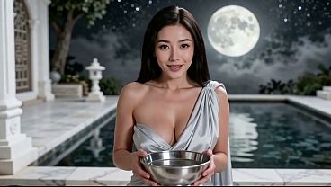 Mimpi Kita | Pov: Xinyi Kena Ejakulasi Dalam Di Kuil Bulannya Yang Telanjang